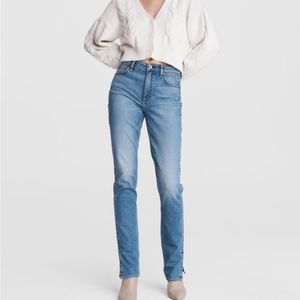 Rag & Bone Nina High Rise Cigarette Clean Peony